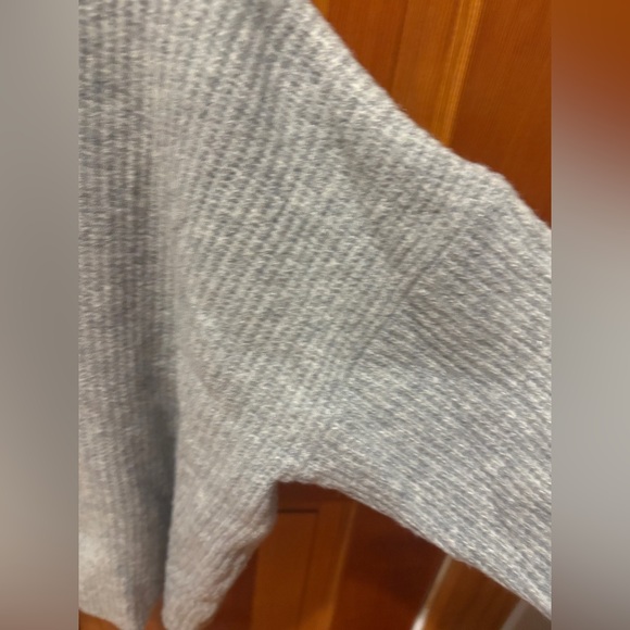 Lulus Pretty Cute Heather Grey Mock Neck Backless Sweater - Picture 5 of 17